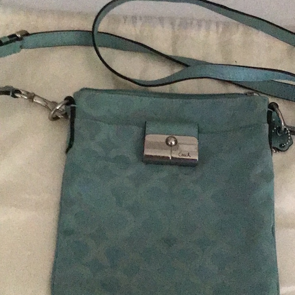 Mint Color Coach Crossbody